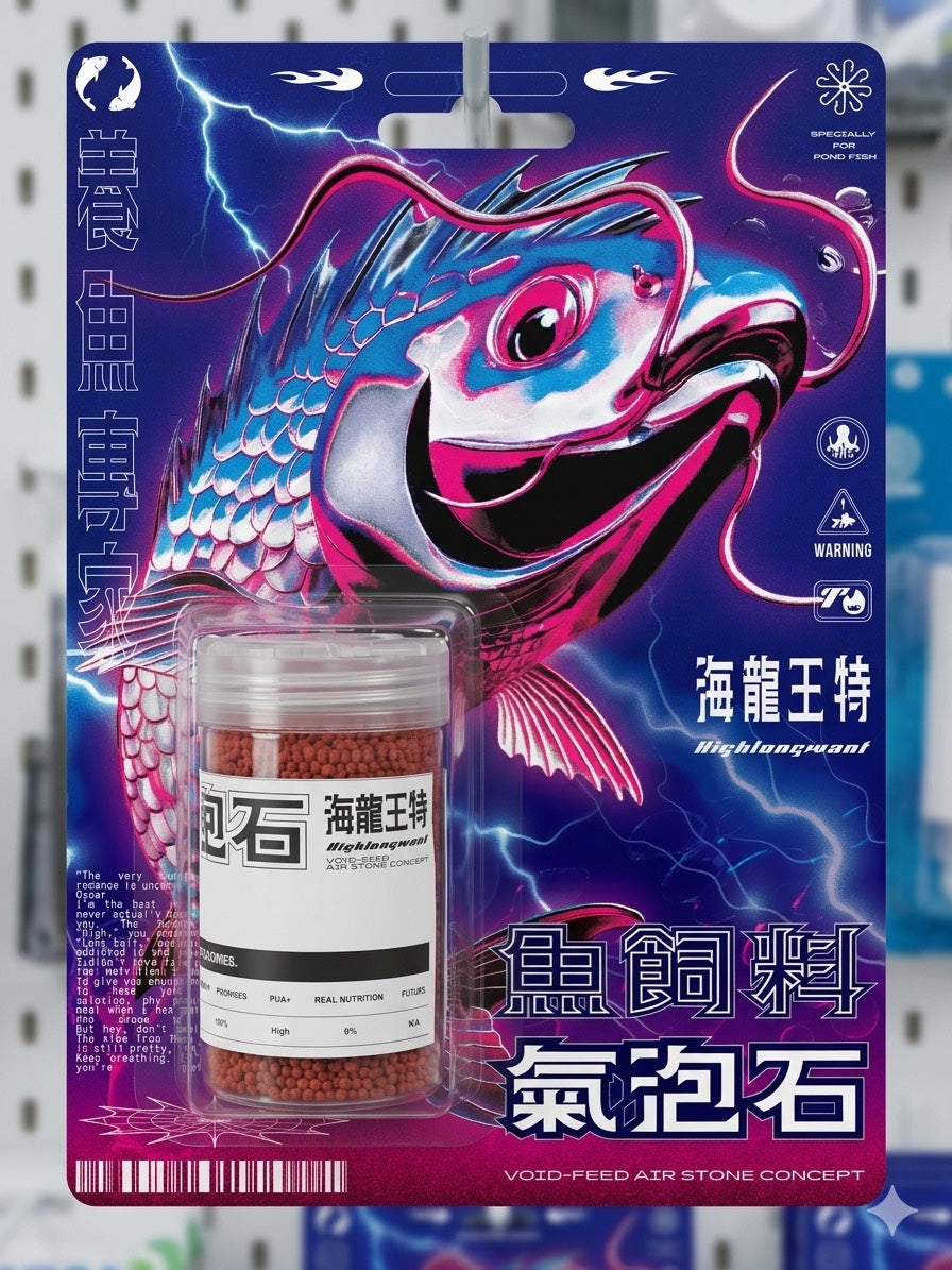 魚飼料氣泡石